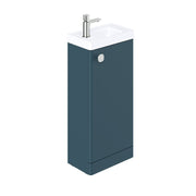 Cameo 400mm floor mounted Cloakroom Unit with reversible door
