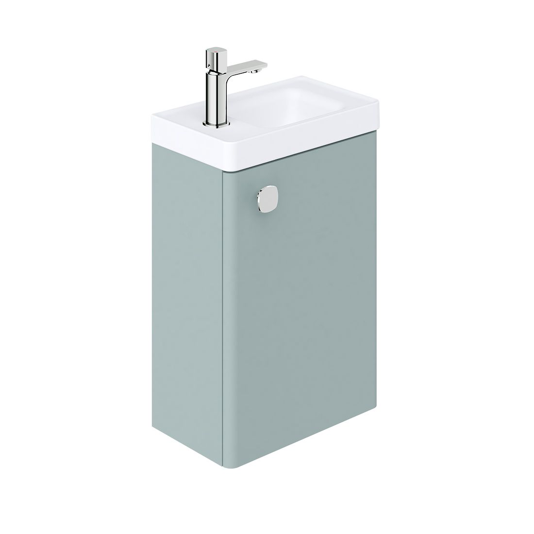 Cameo 400mm wall hung Cloakroom Unit with reversible door