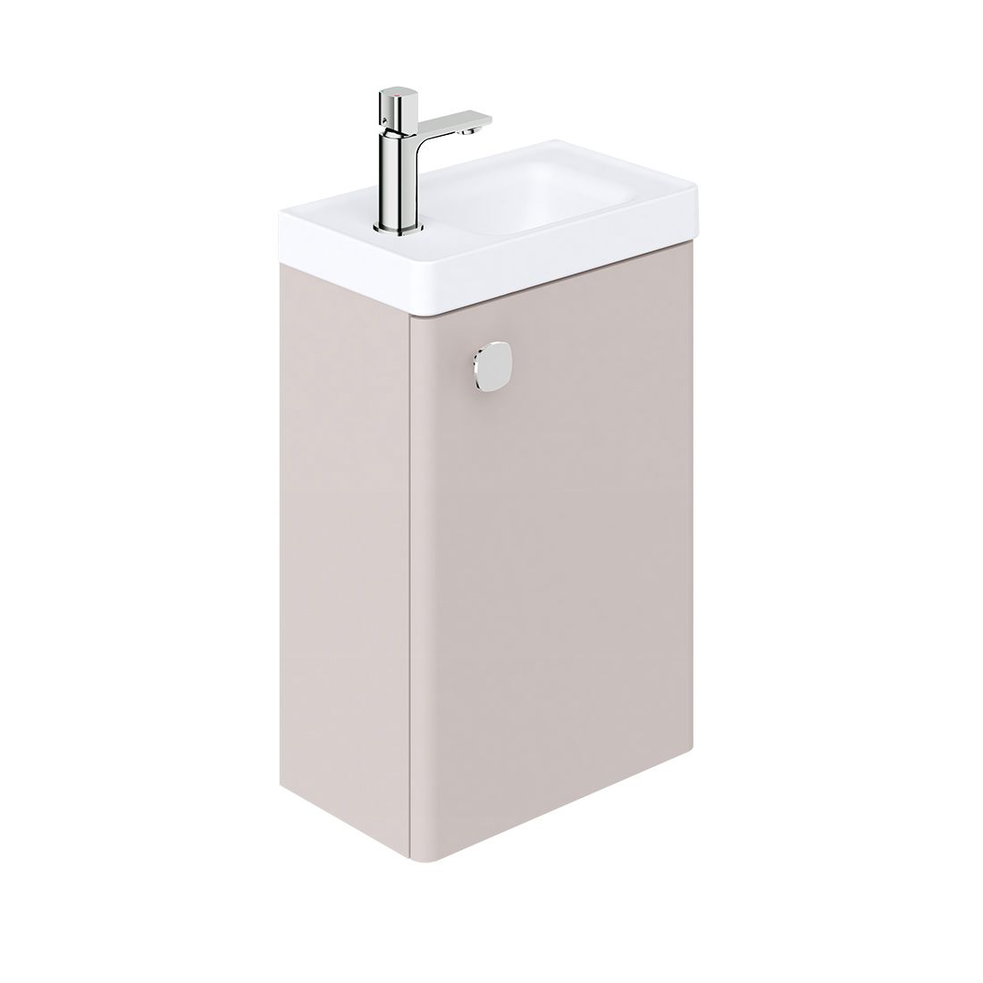 Cameo 400mm wall hung Cloakroom Unit with reversible door