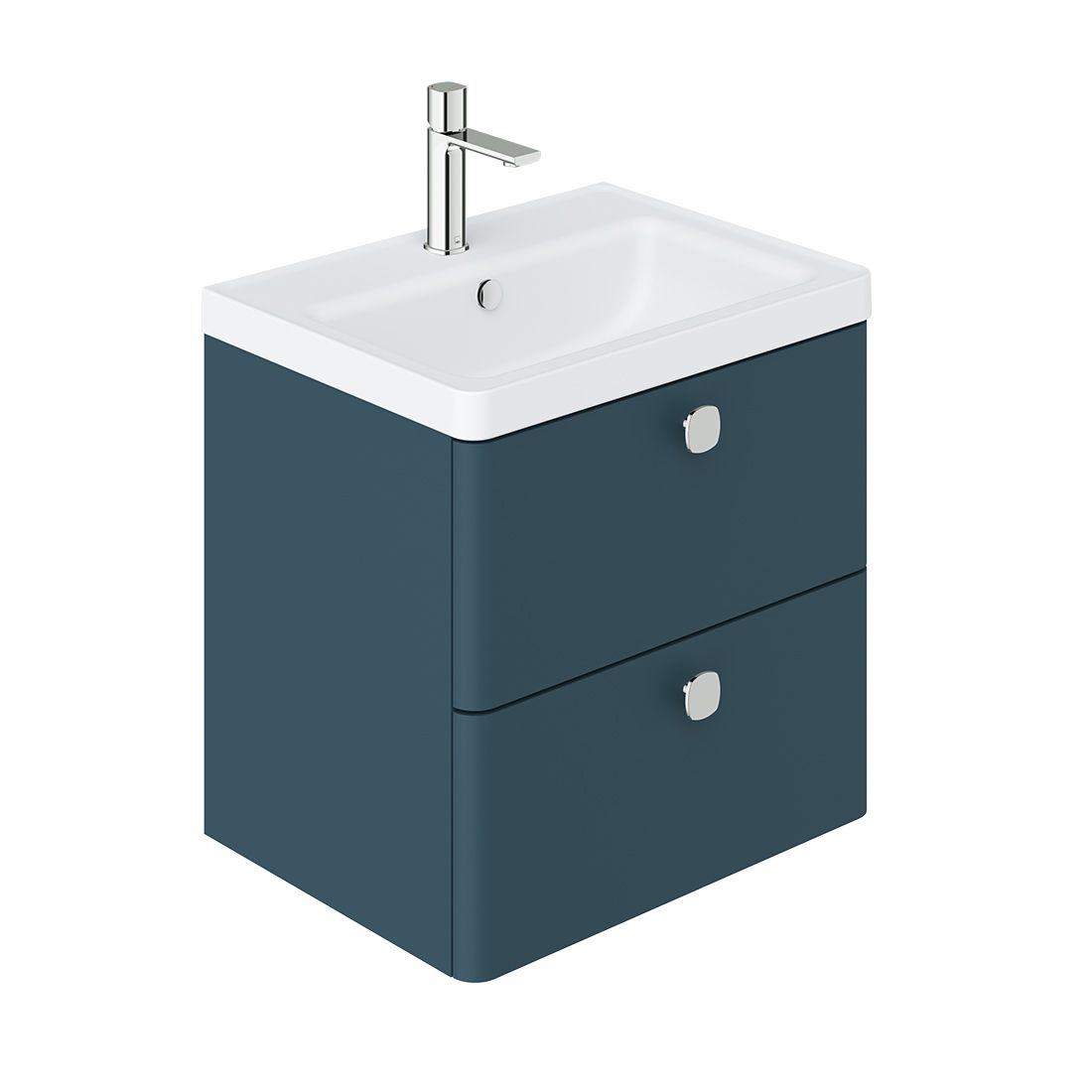 Cameo 600mm vanity unit with 2 drawers