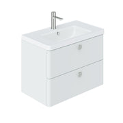 Cameo 800mm vanity unit with 2 drawers