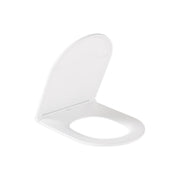 Slimline round toilet seat for wall hung WC
