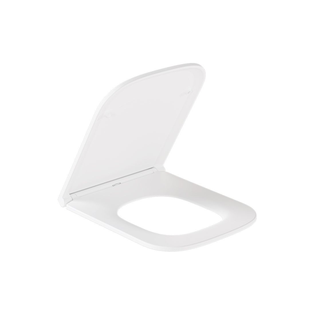 Slimline soft-square toilet seat for WH and BTW WCs
