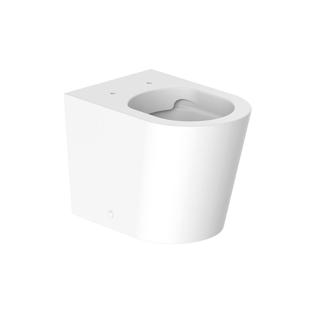 Back to wall WC with round bowl