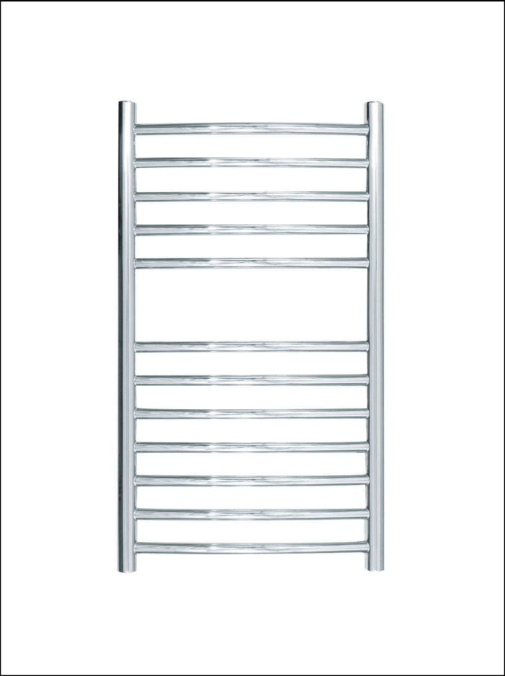 Camber Curved Fronted Towel Rail 700x400mm