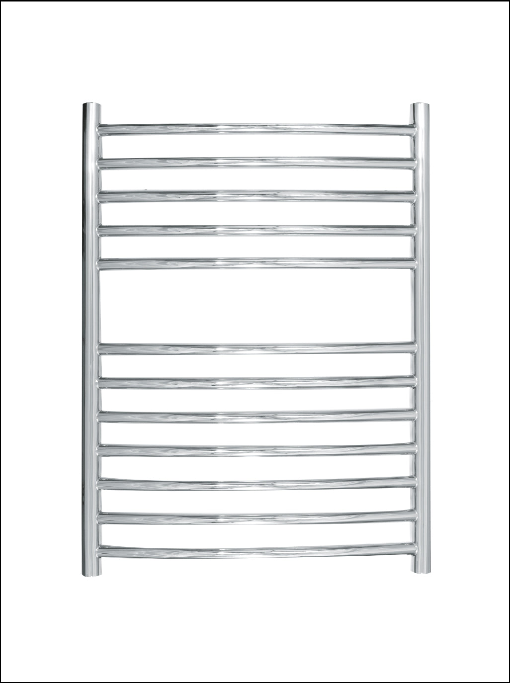 Camber Curved Fronted Towel Rail 700x520mm
