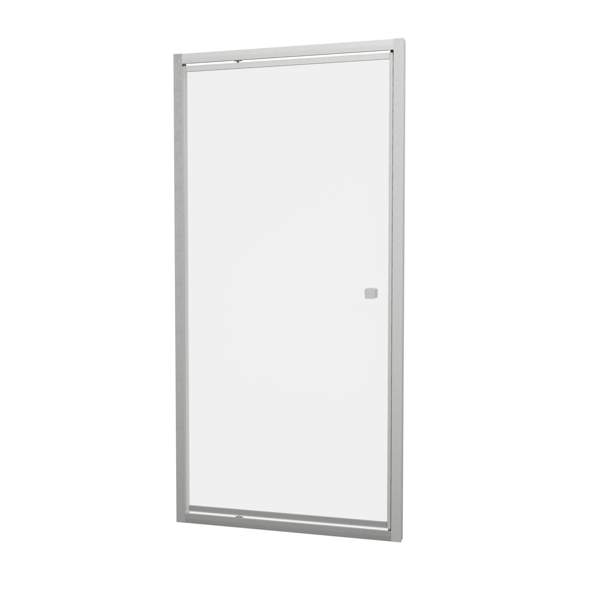 Crosswater Clear 6 Pivot Door 900 with 800 Side Panel Brushed