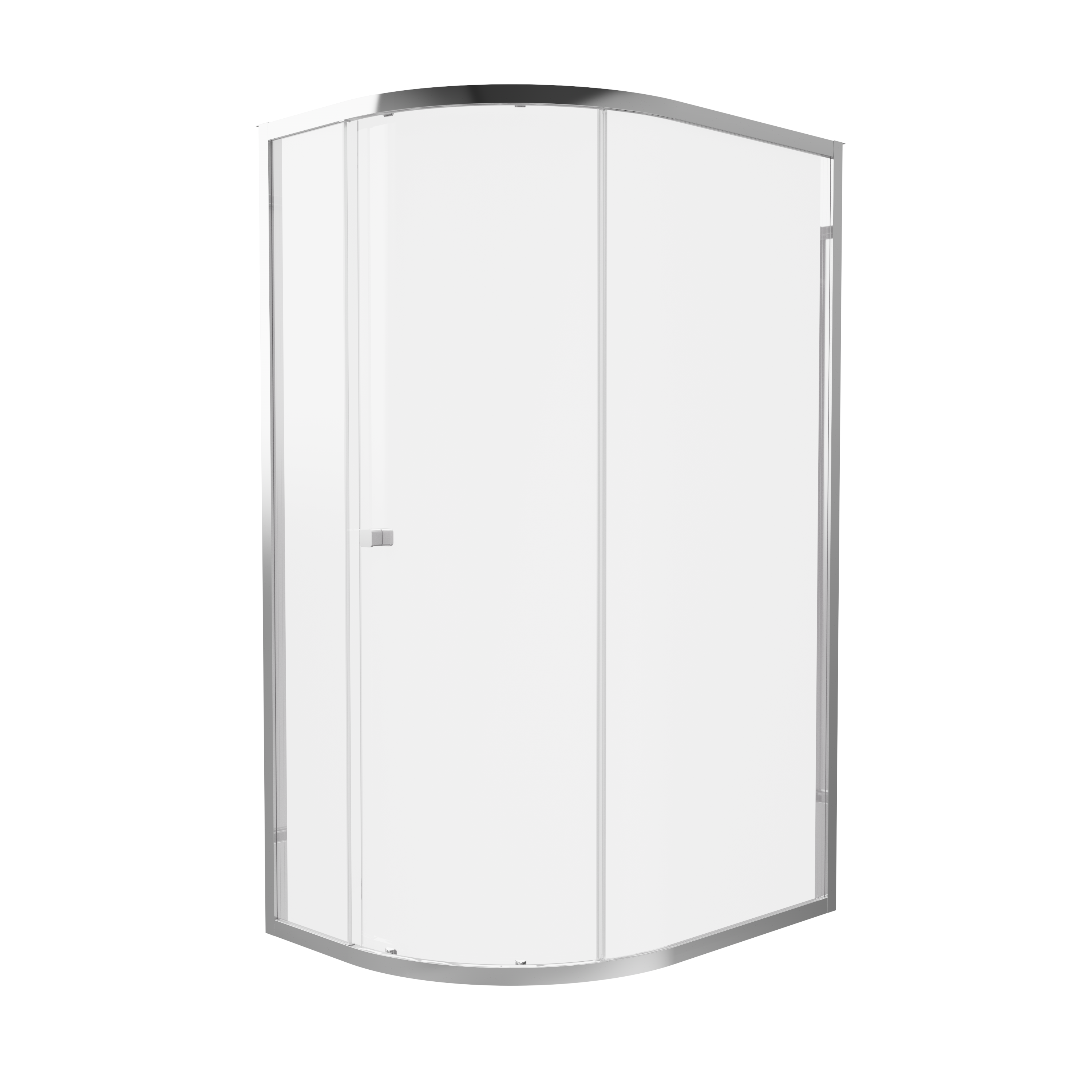 Clear 6 Quadrant Single Door