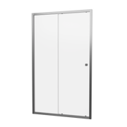 Crosswater Clear 6 Single Sliding Door 1400 with 700 Side Panel