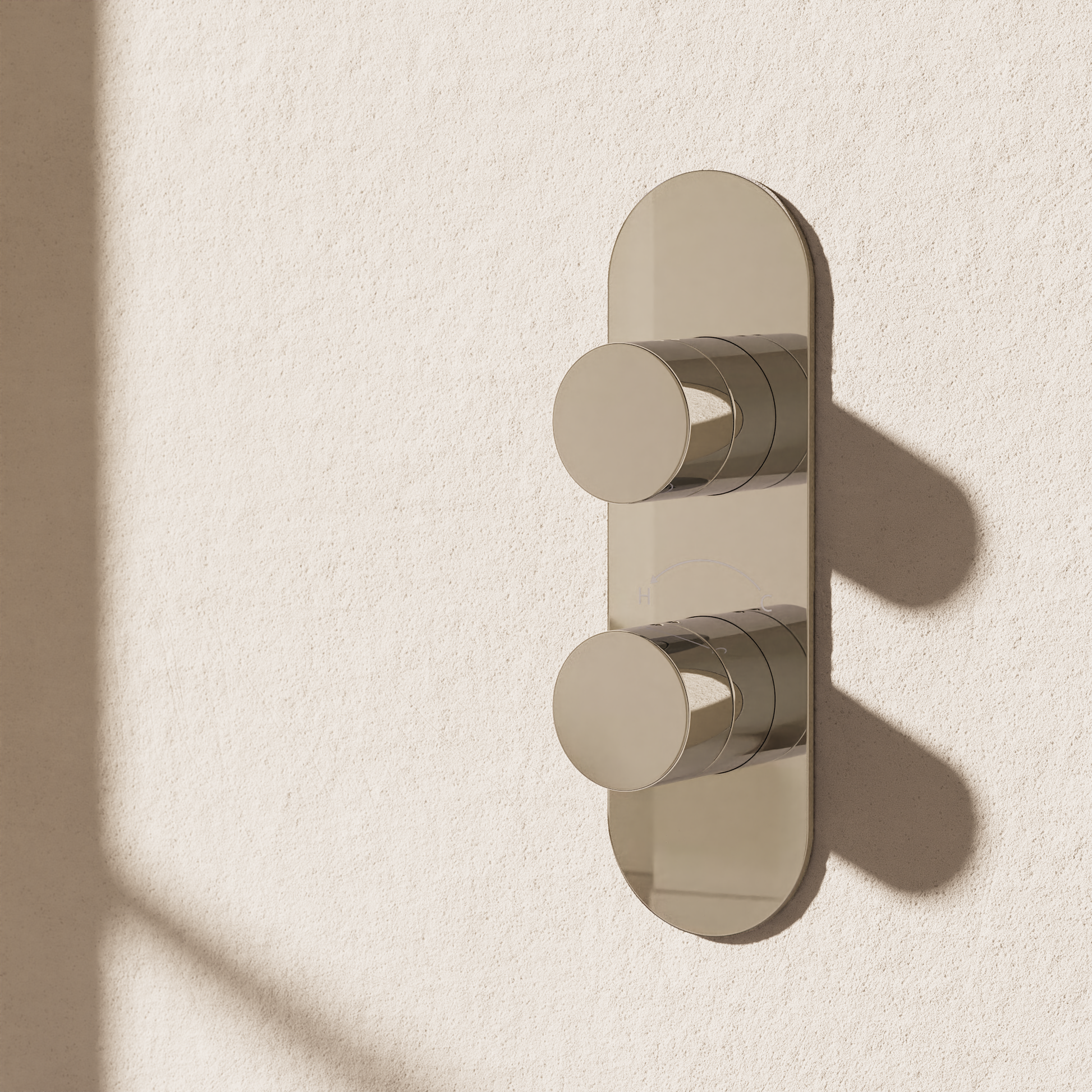 Central 1000 Thermostatic Shower Back Plate