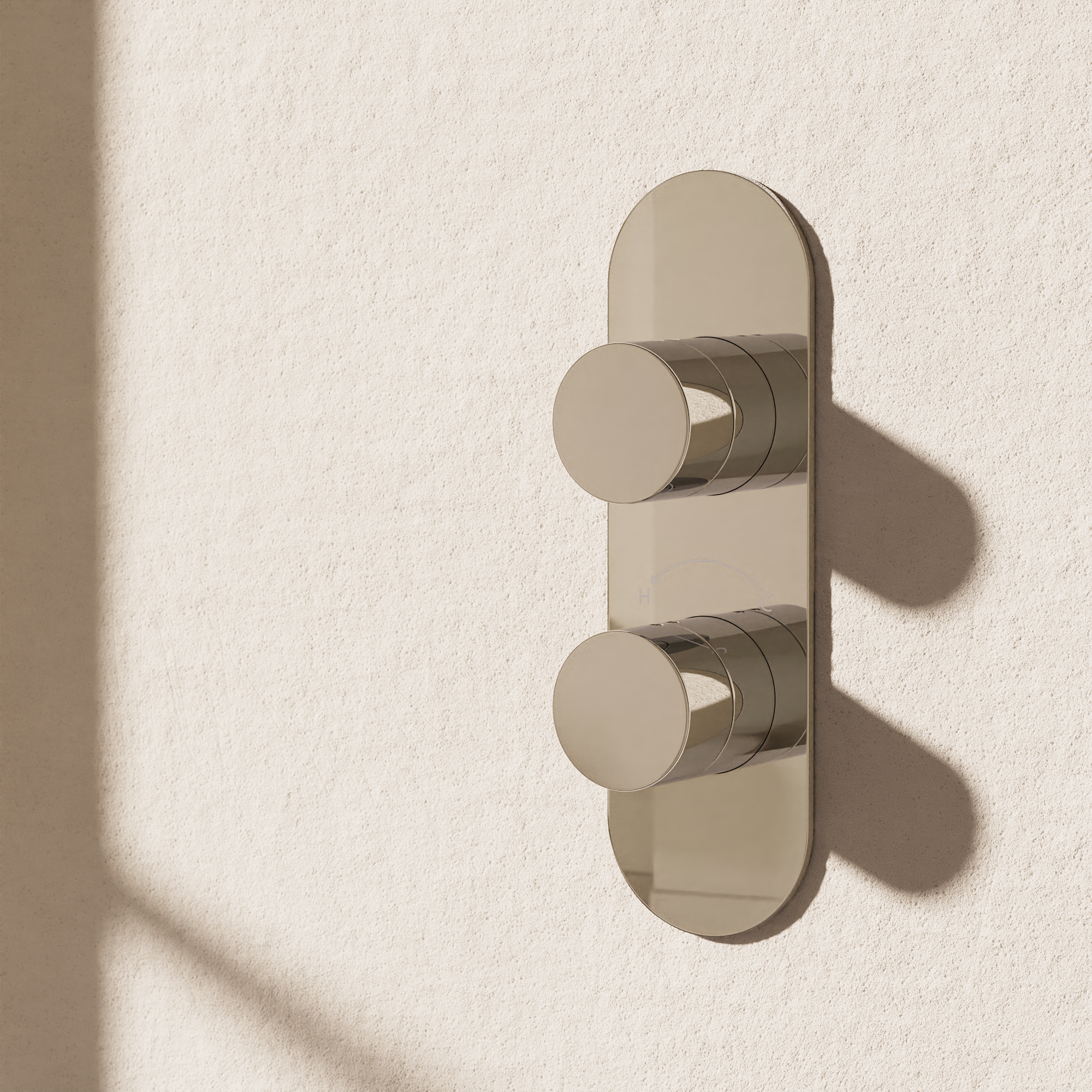 Central 1000 Thermostatic Shower Back Plate