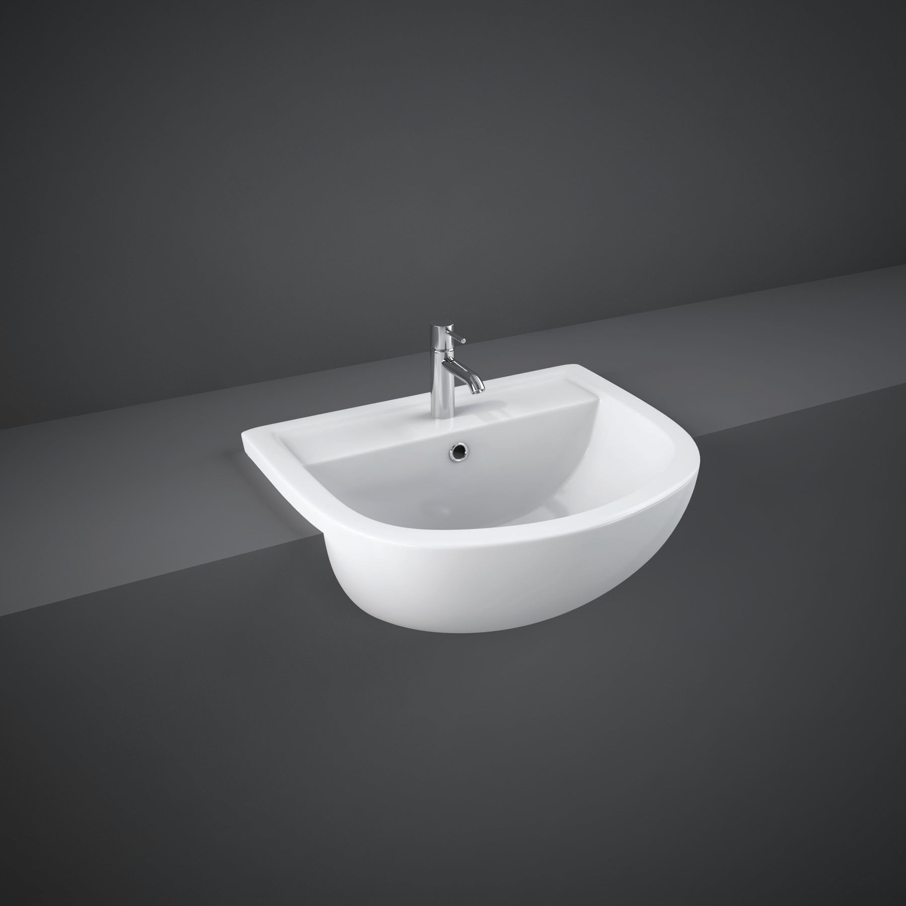 RAK Compact SR basin 1 tap hole
