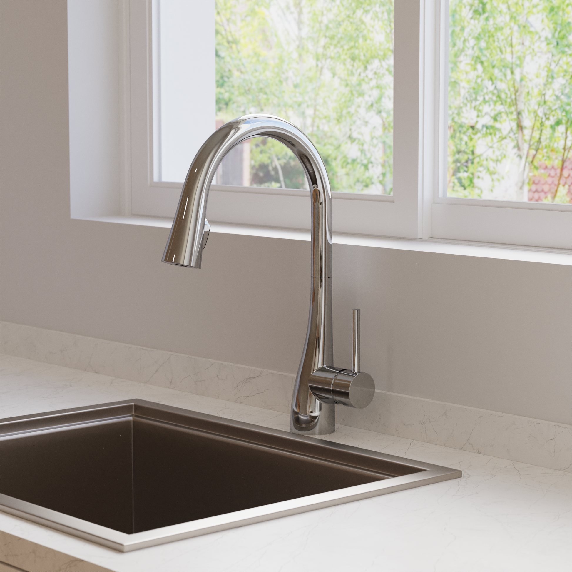 Cook Side Lever Kitchen Mixer with Concealed Dual Function Spray
