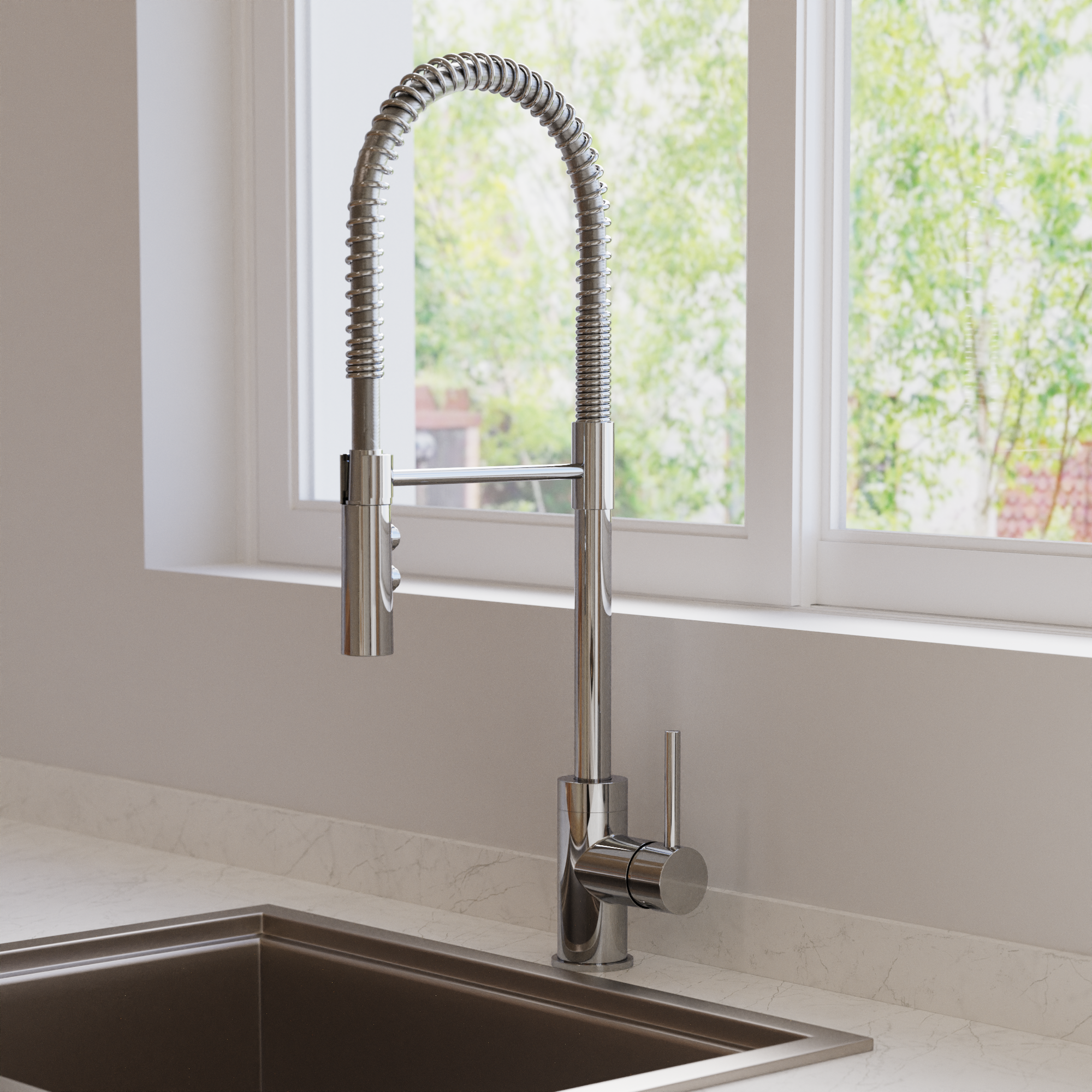 Cook Side Lever Kitchen Mixer with Flexi Spray