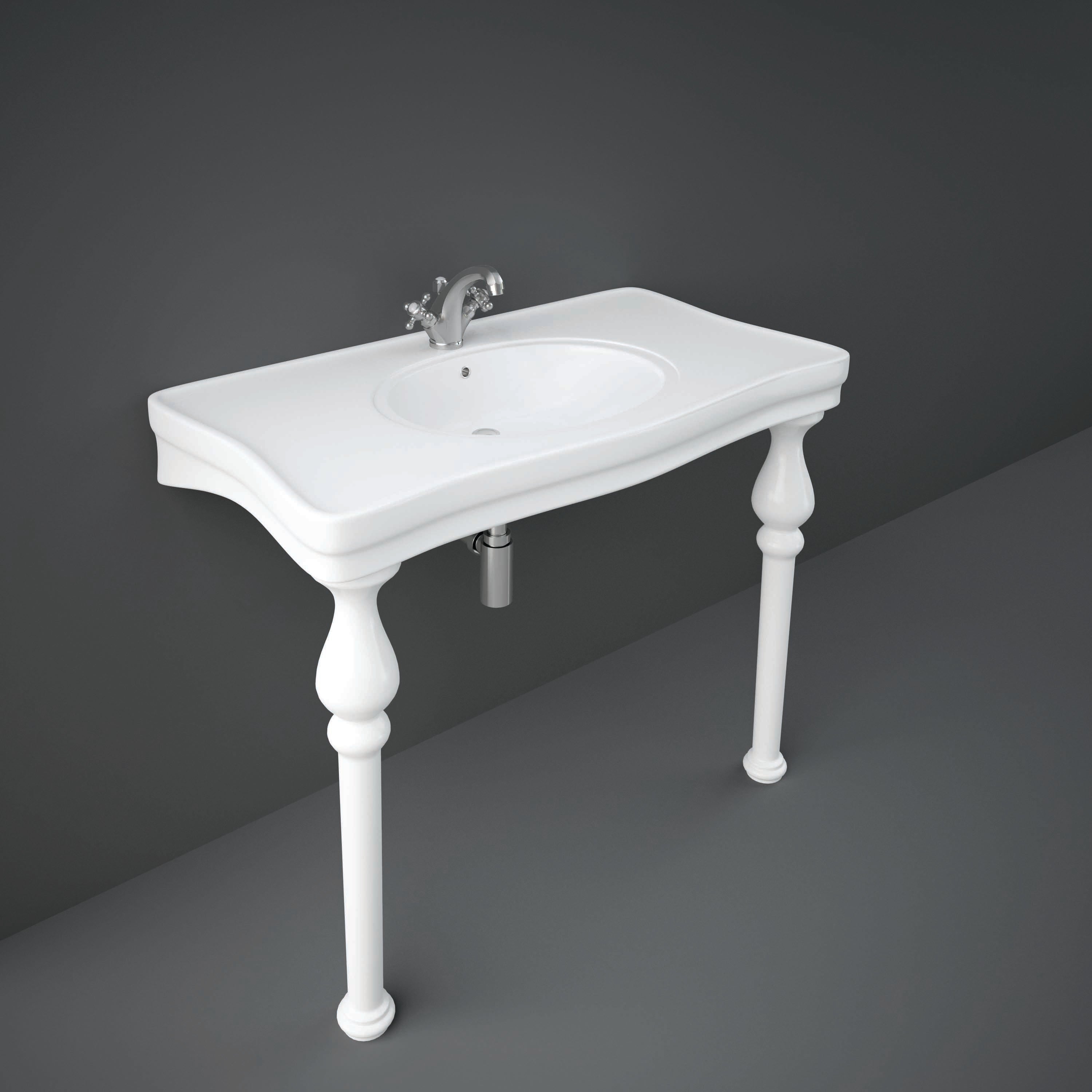 RAK Alexandra Console Basin 2 tap hole