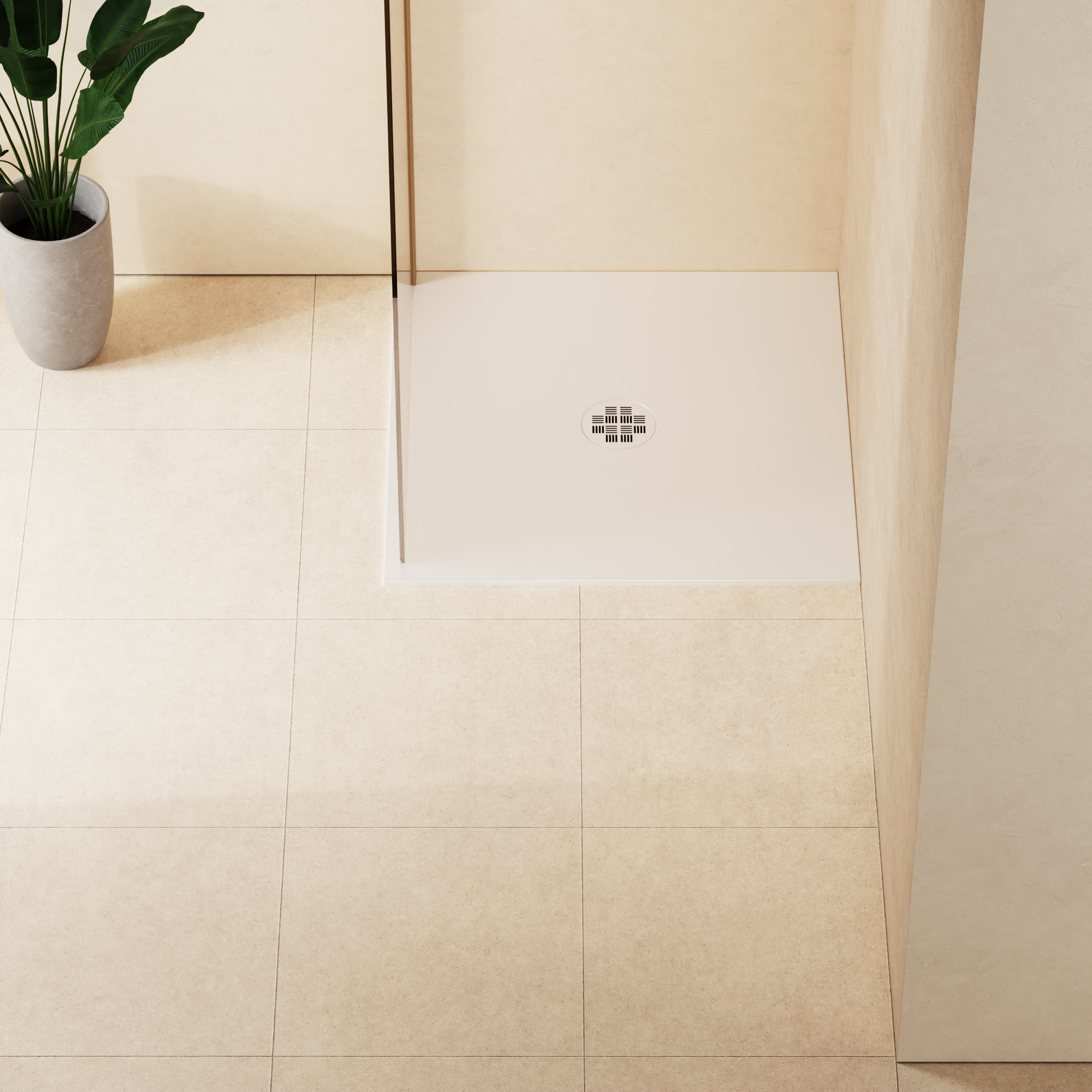 Creo Square Shower Tray 25mm