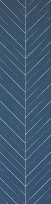 Nordic Blue Chevron Tile Wall Panel Proclick