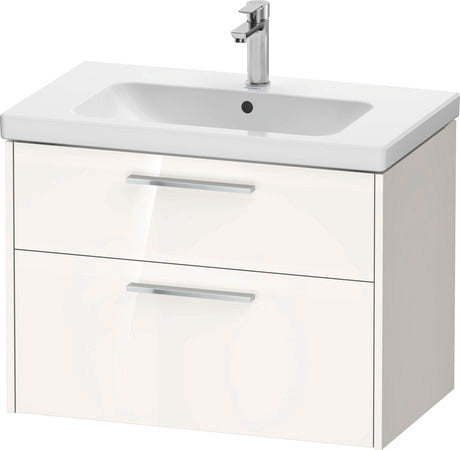 D-Code Vanity unit wall-mounted 800m 2 Drawer