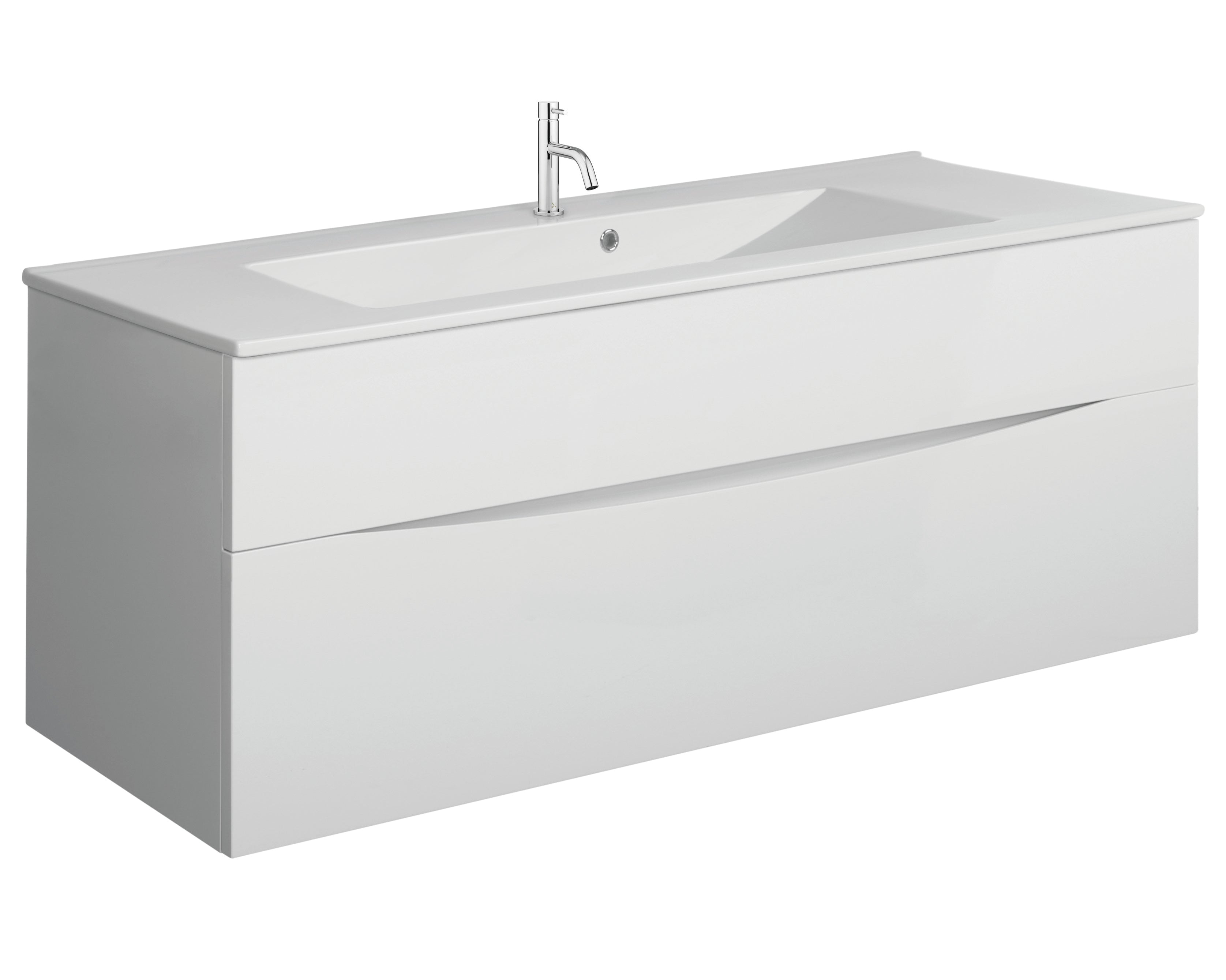 Glide II Basin Ceramic 1000 with Overflow