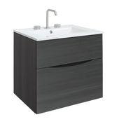 Crosswater Limit 600 Single Drawer Unit Warm Stone with Ceramic 3TH