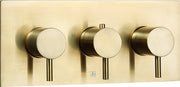 VOS THERMOSTATIC CONCEALED 2 OUTLET SHOWER VALVE. DESIGNER HANDLE