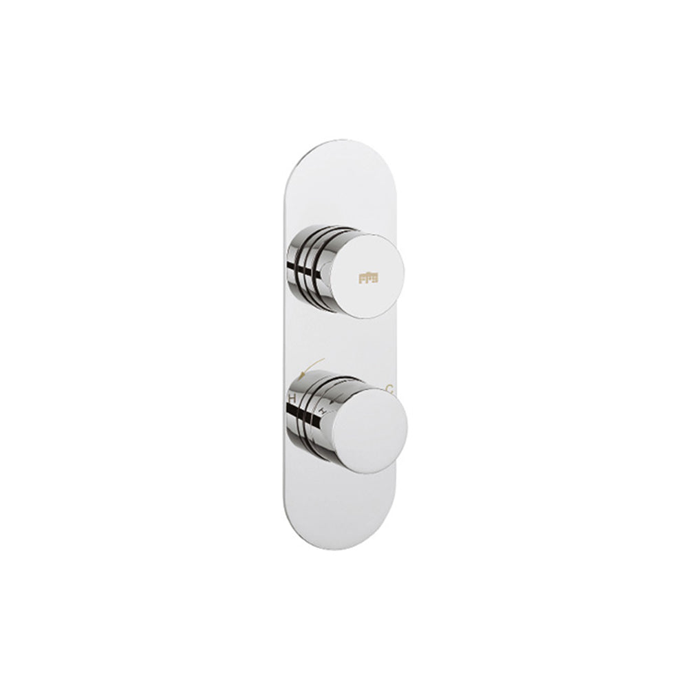 Dial Central Single Outlet Thermostatic Shower Valve