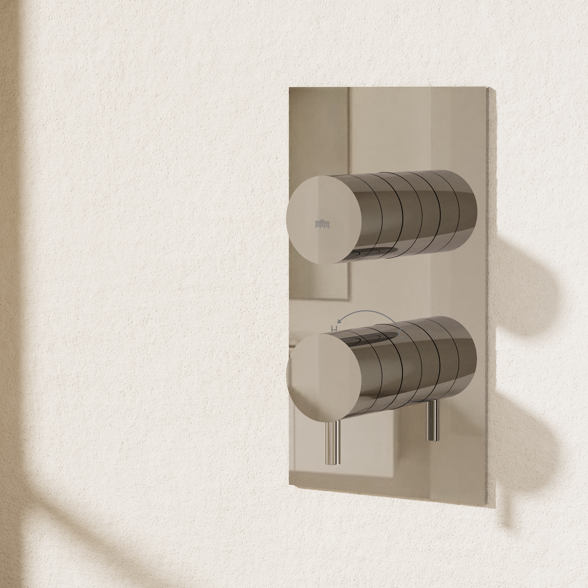 Dial Kai Lever Single Outlet Thermostatic Shower Valve