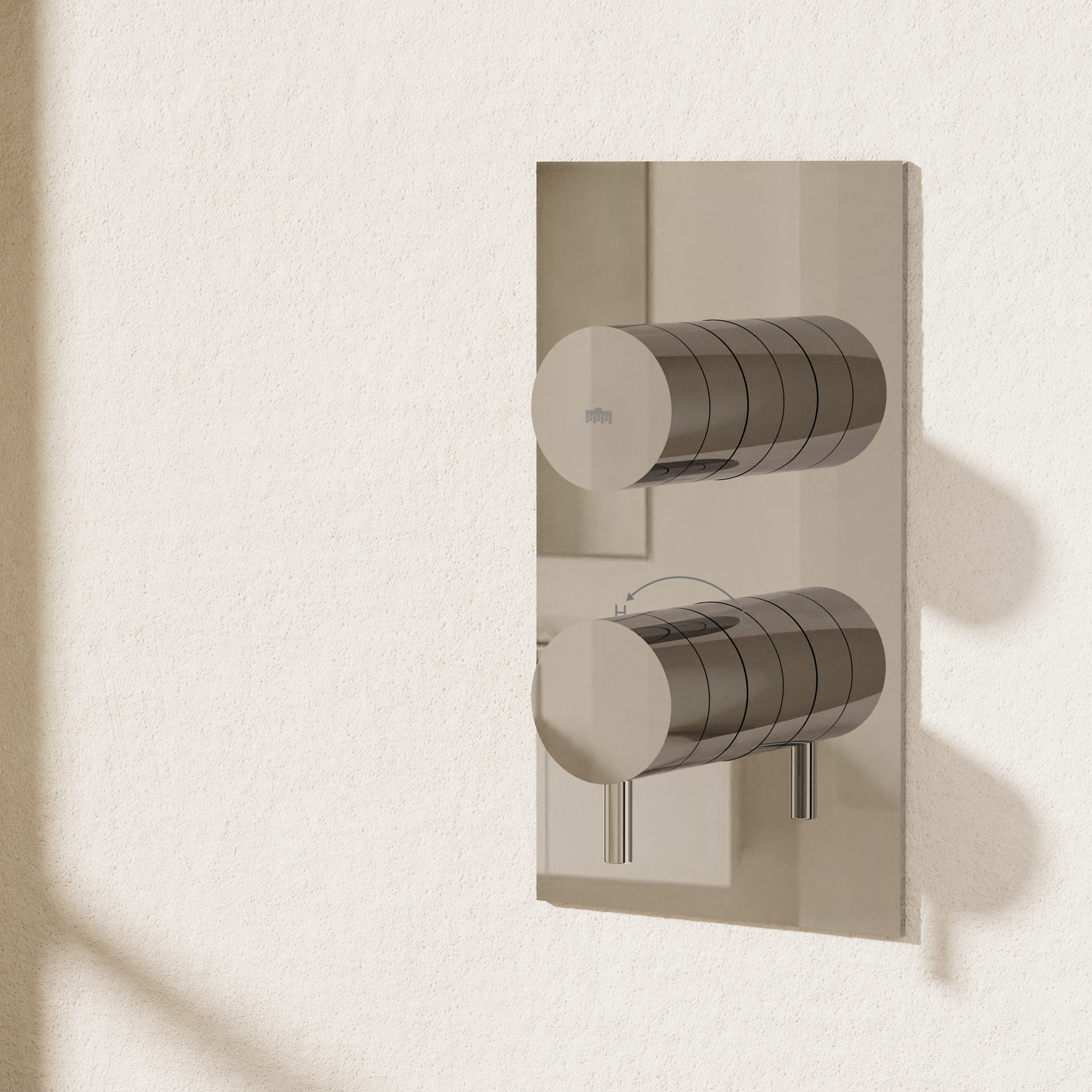 Dial Kai Lever Single Outlet Thermostatic Shower Valve