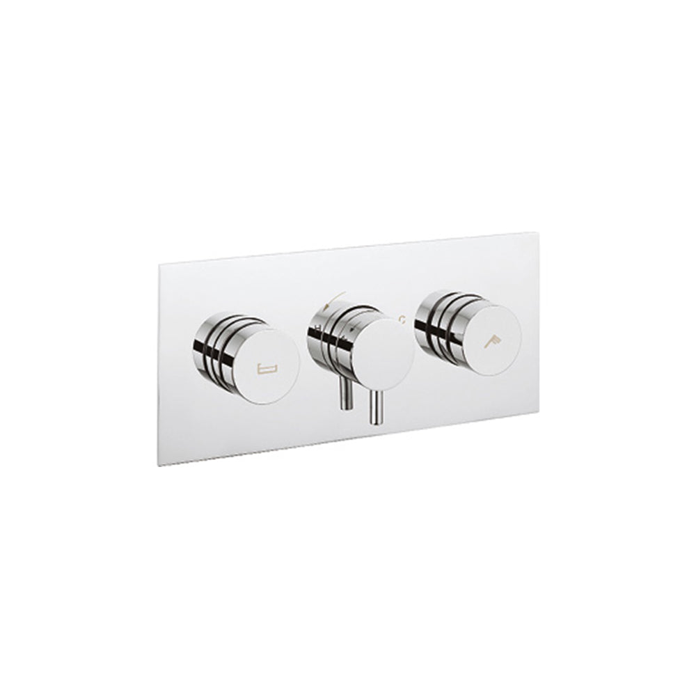 Dial Kai Lever Thermostatic Bath Valve with 2 Way Diverter
