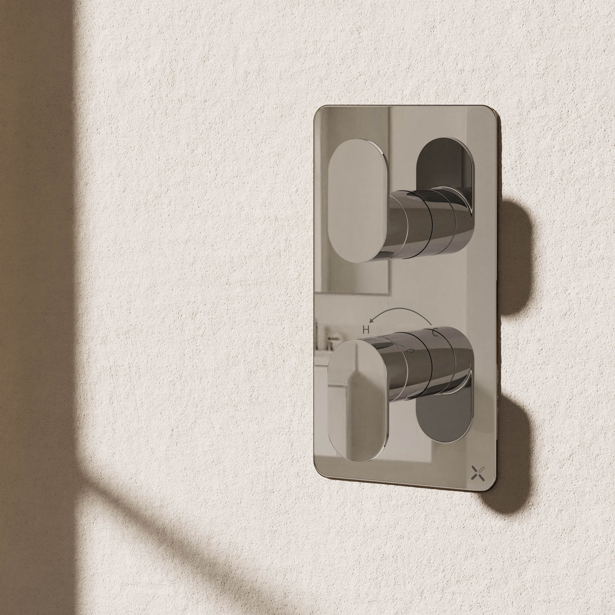 Drift 1 Outlet 2 Handle Valve & Trimset