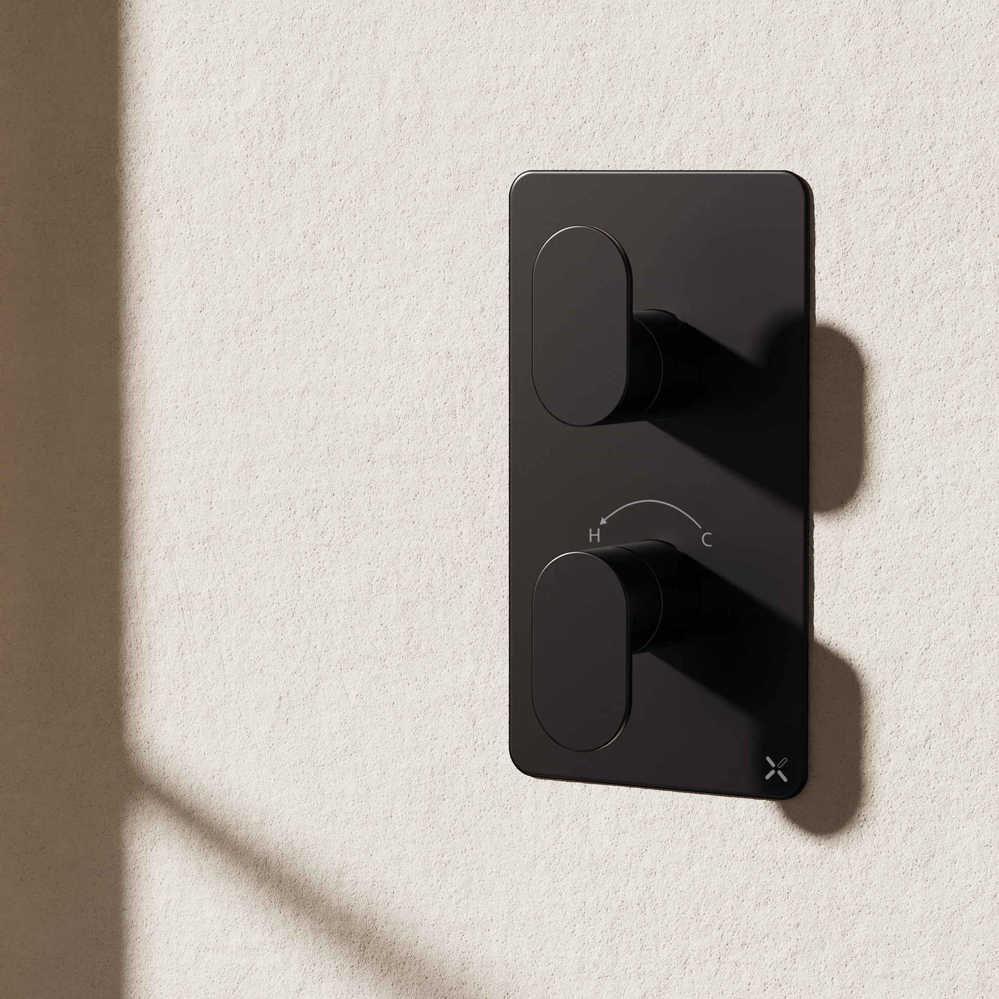 Drift 1 Outlet 2 Handle Valve & Trimset