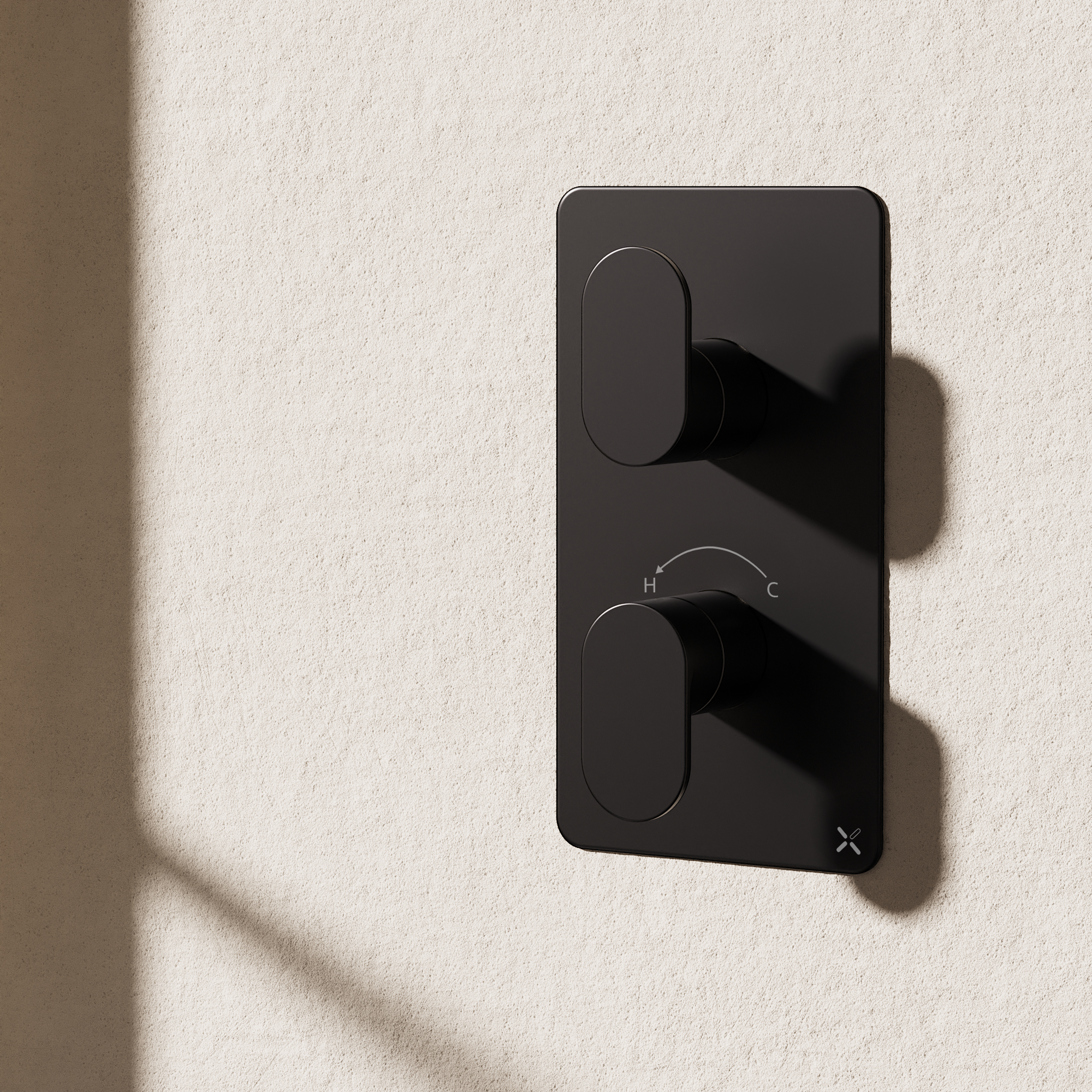 Drift 1 Outlet 2 Handle Valve & Trimset