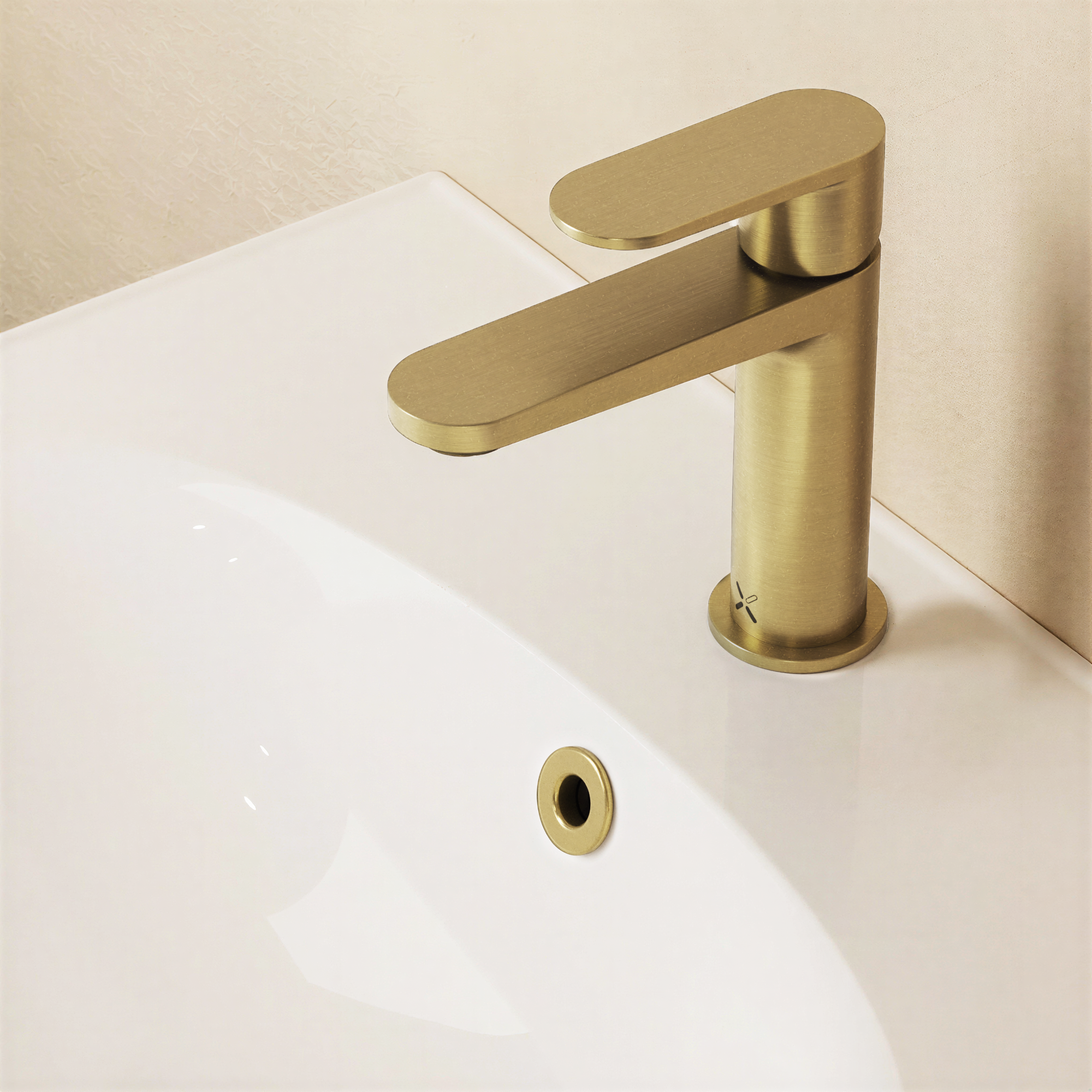 Drift Basin Monobloc With Clicker Waste