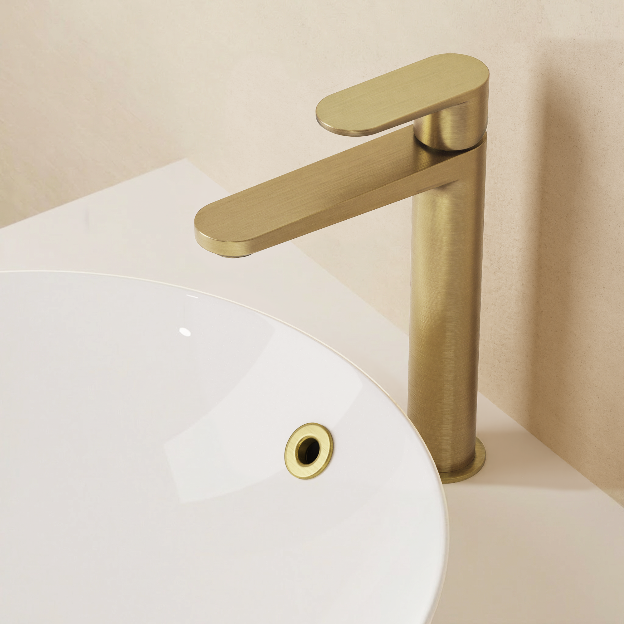 Drift Tall Basin Monobloc With Clicker Waste