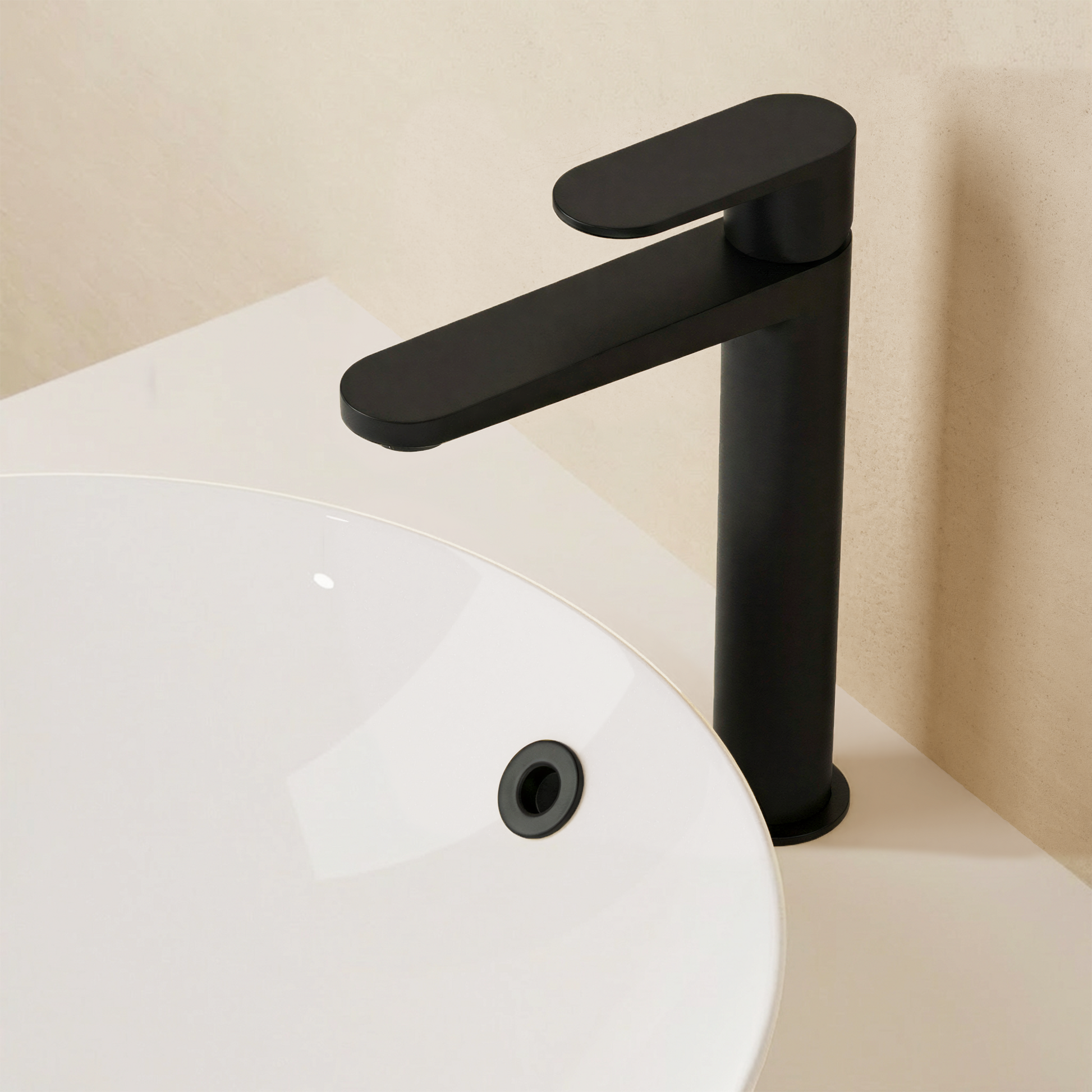 Drift Tall Basin Monobloc With Clicker Waste
