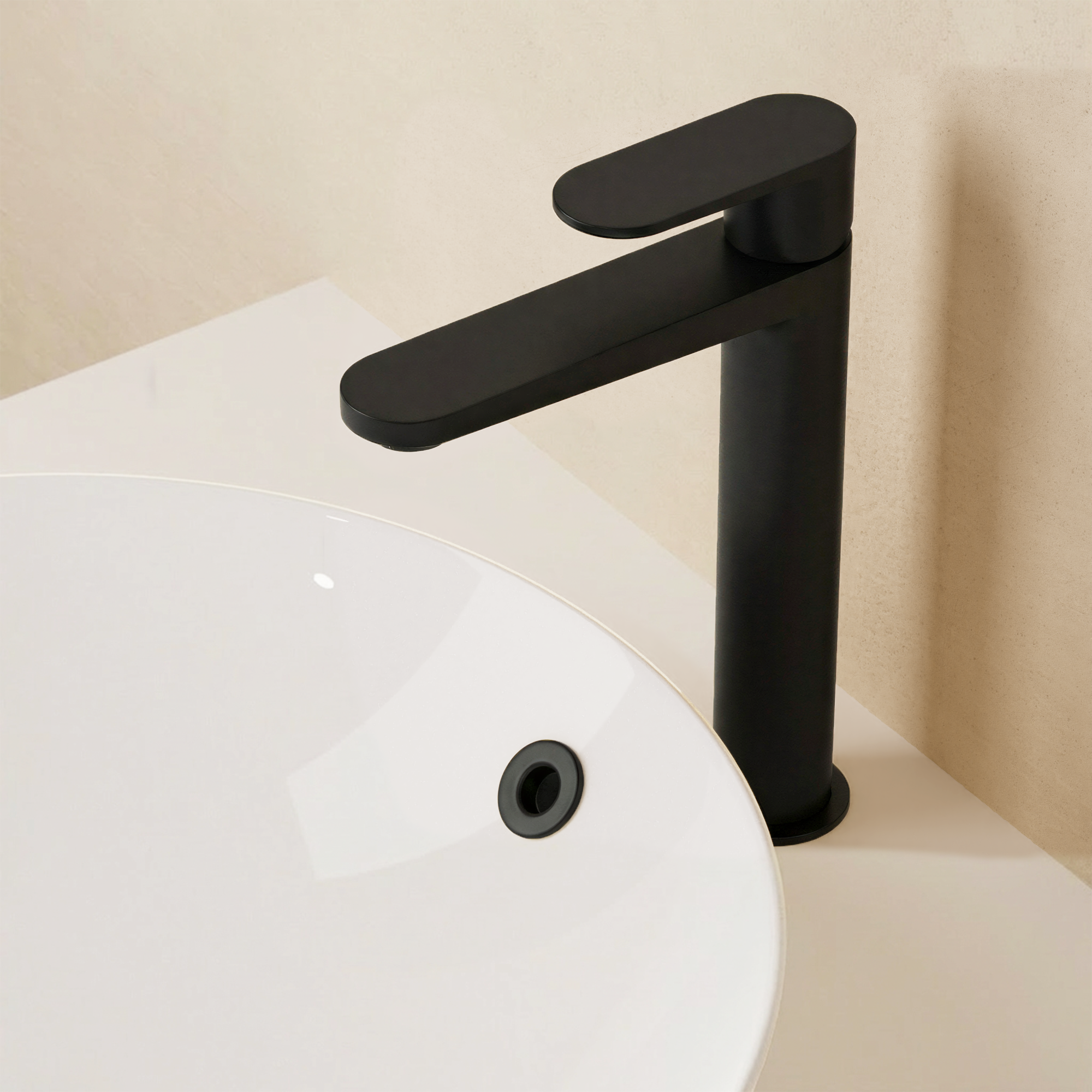 Drift Tall Basin Monobloc With Clicker Waste