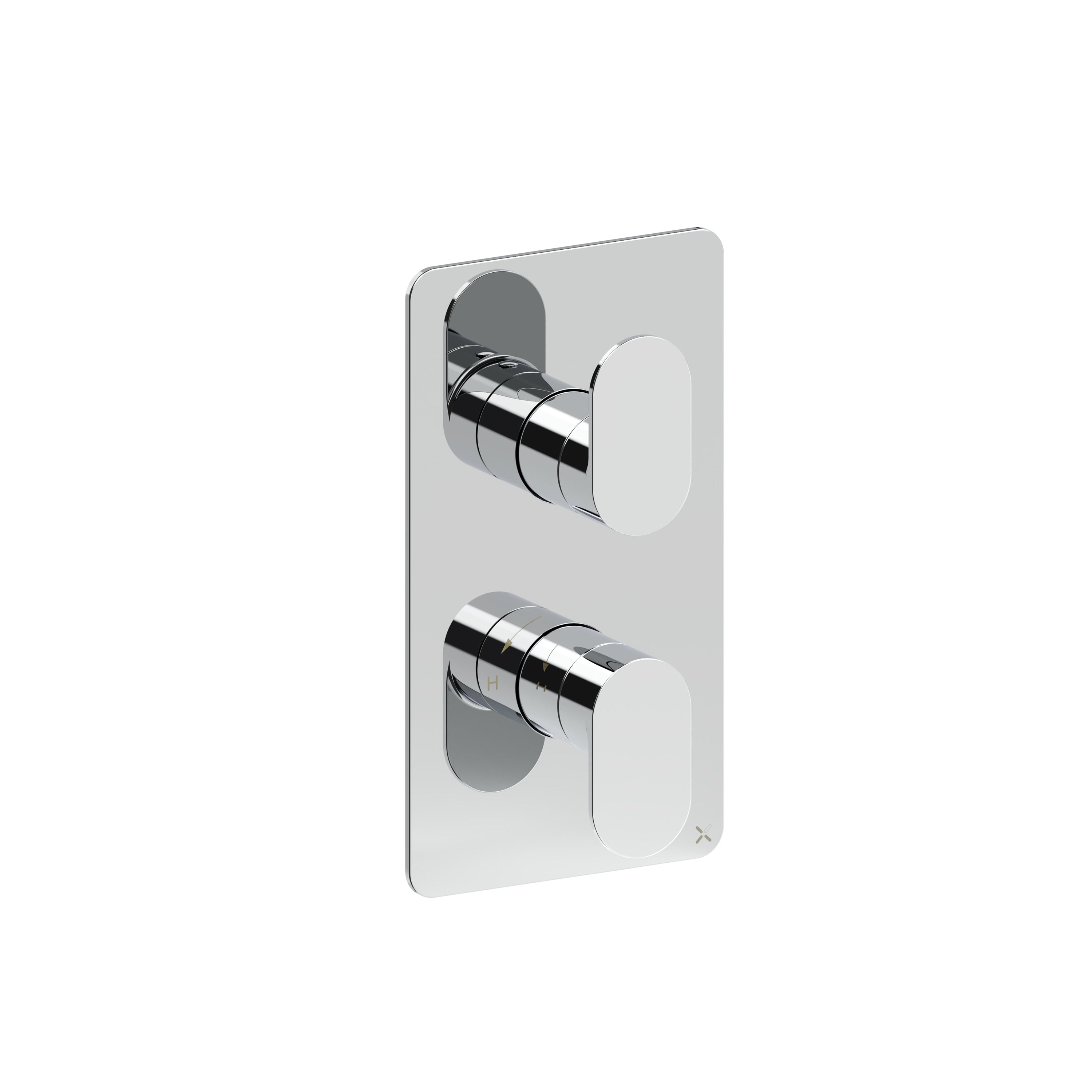 Drift 2 Outlet 2 Handle Valve & Trimset