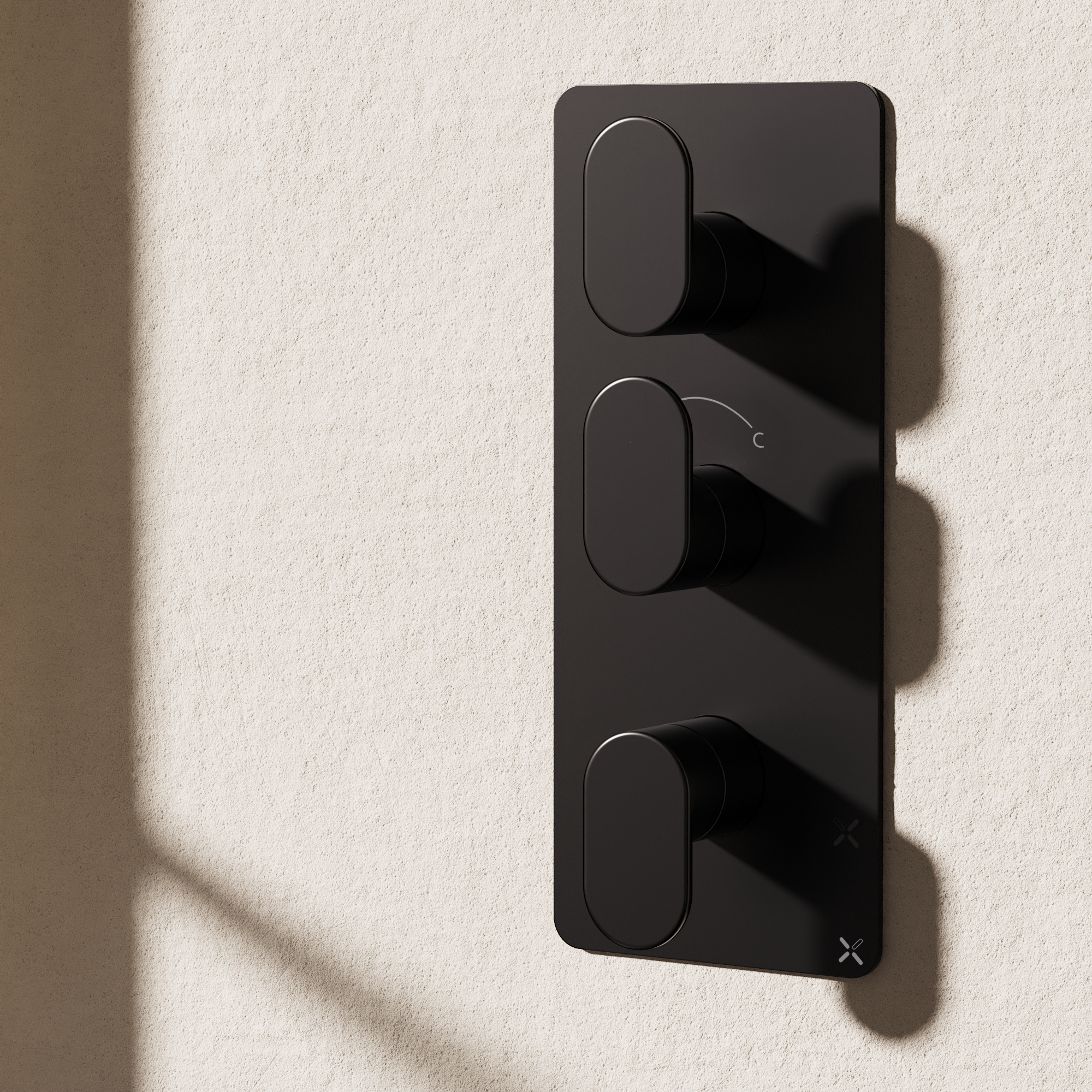 Drift 2 Outlet 2 Handle Valve & Trimset