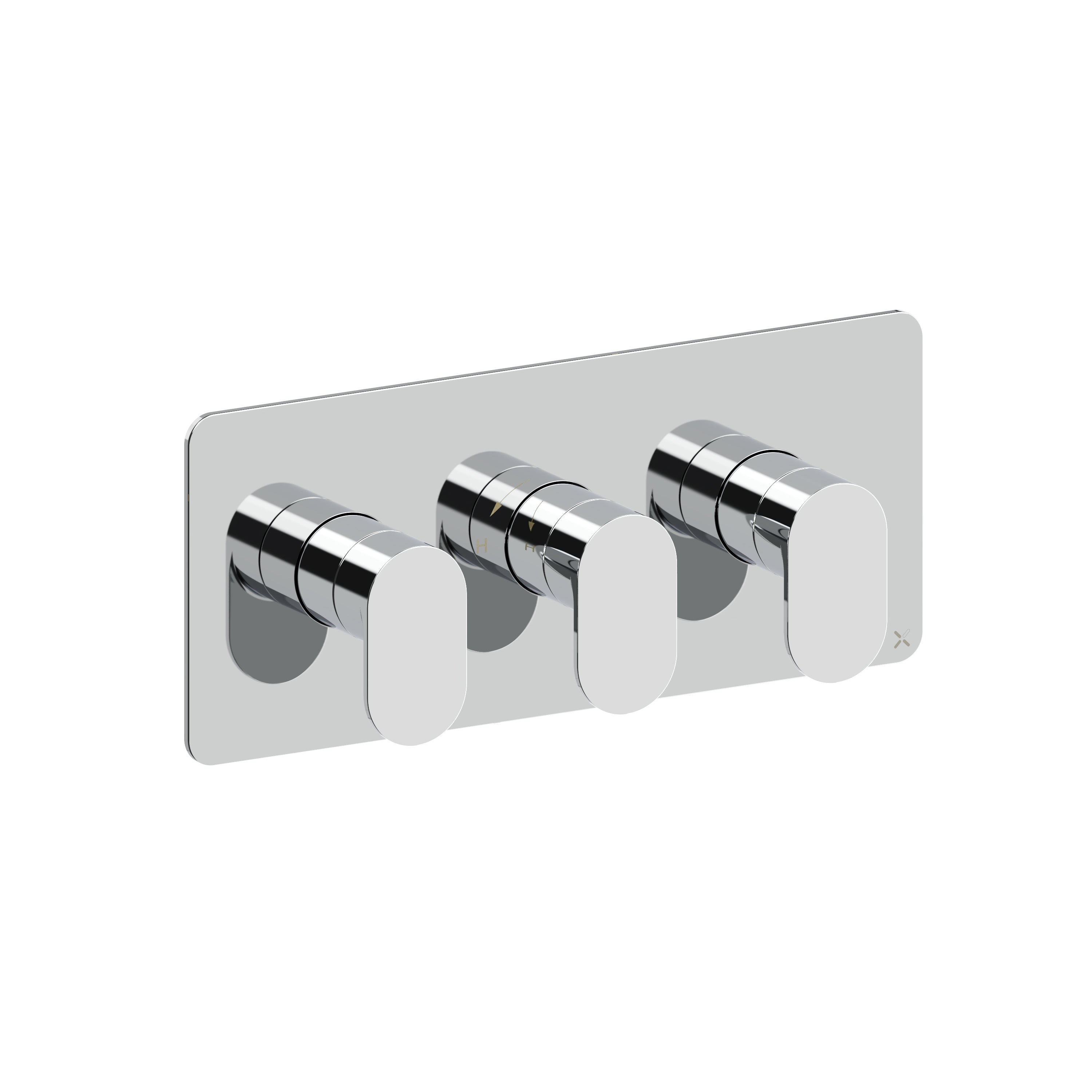 Drift 2 Outlet 3 Handle Landscape Valve & Trimset