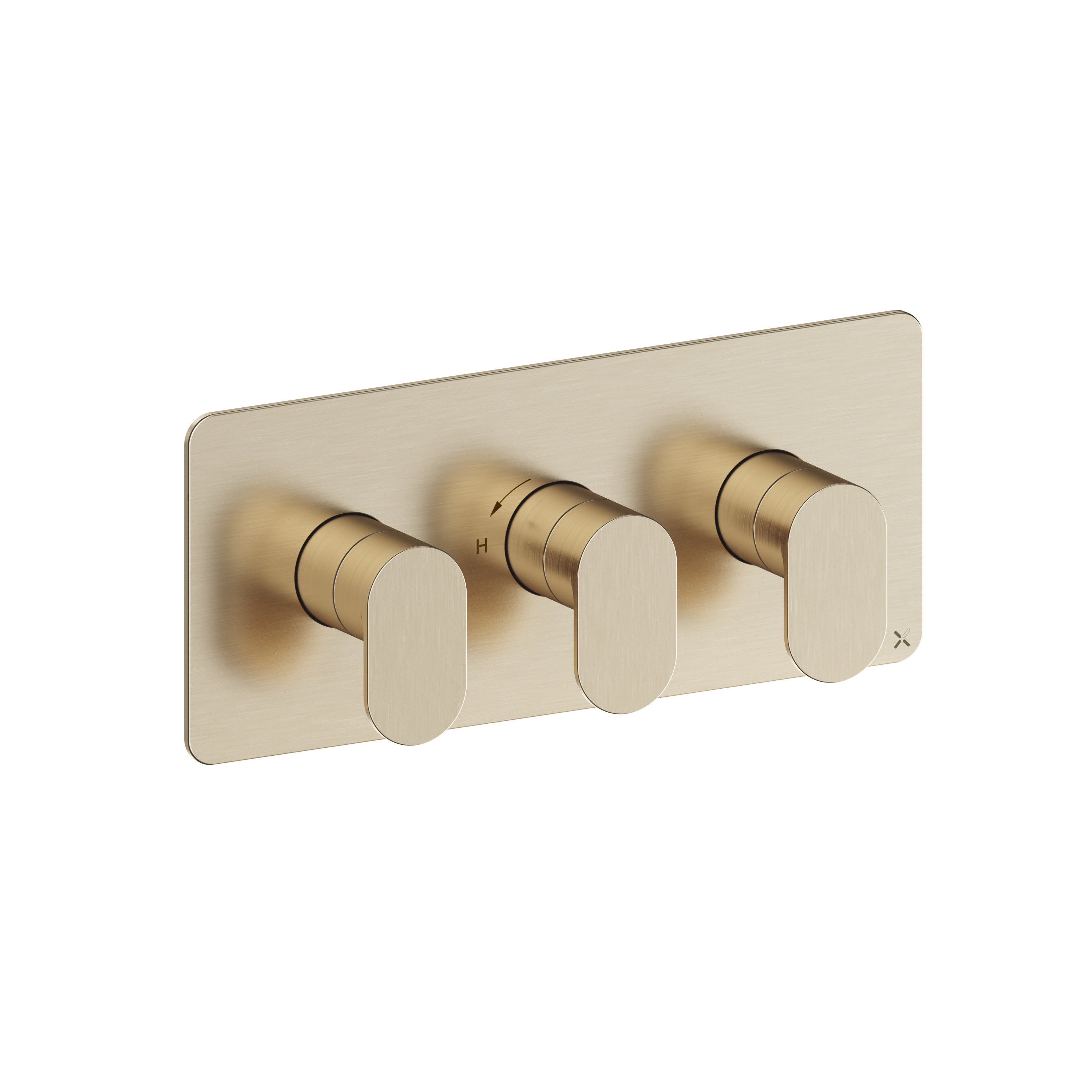 Drift 2 Outlet 3 Handle Landscape Valve & Trimset