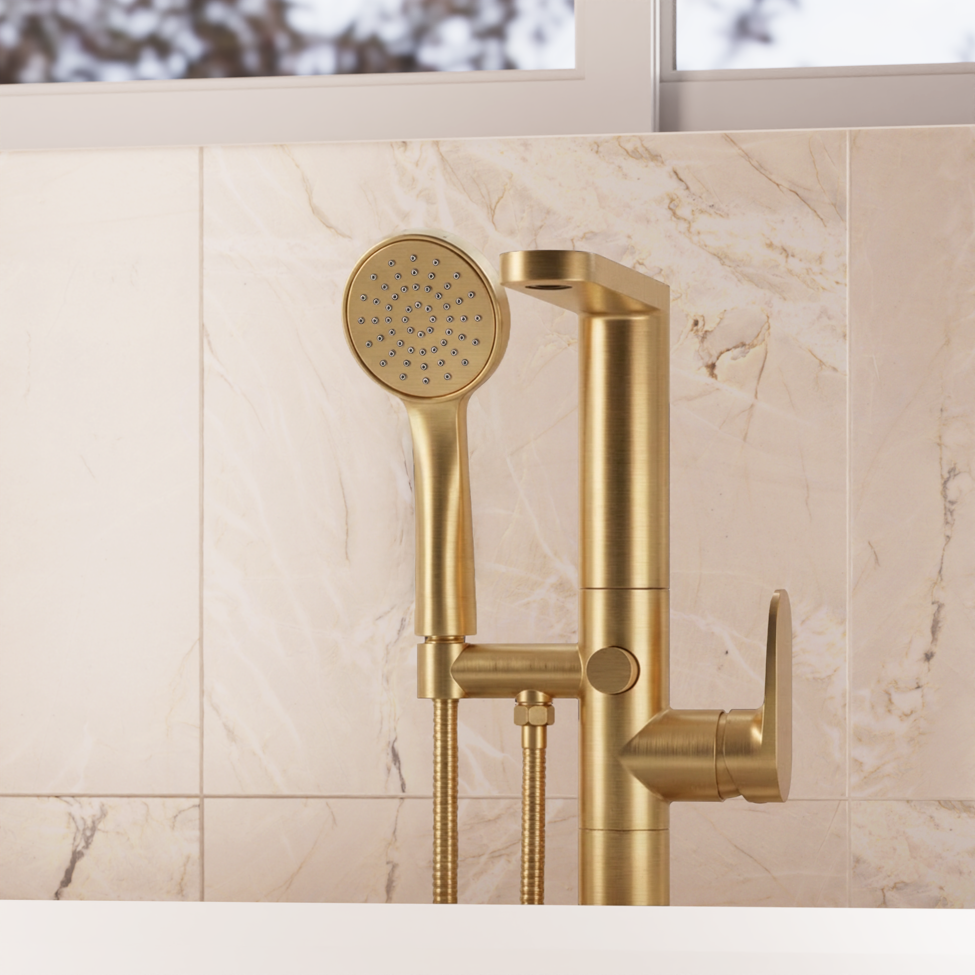 Drift Bath Shower Mixer Floor Standing