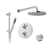 DX Celsius 2 Handle 2 Outlet Concealed Thermostatic Shower Valve Package - Venus