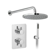DX Celsius 2 Handle 2 Outlet Concealed Thermostatic Shower Valve Package - Zoo