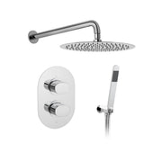 DX Life 2 Handle 2 Outlet Concealed Thermostatic Shower Valve Package - Single