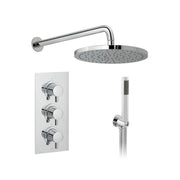 DX Celsius 3 Handle 2 Outlet Concealed Thermostatic Shower Valve Package