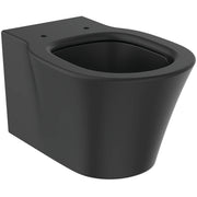 Connect Air wall hung toilet bowl with Aquablade technology, silk black