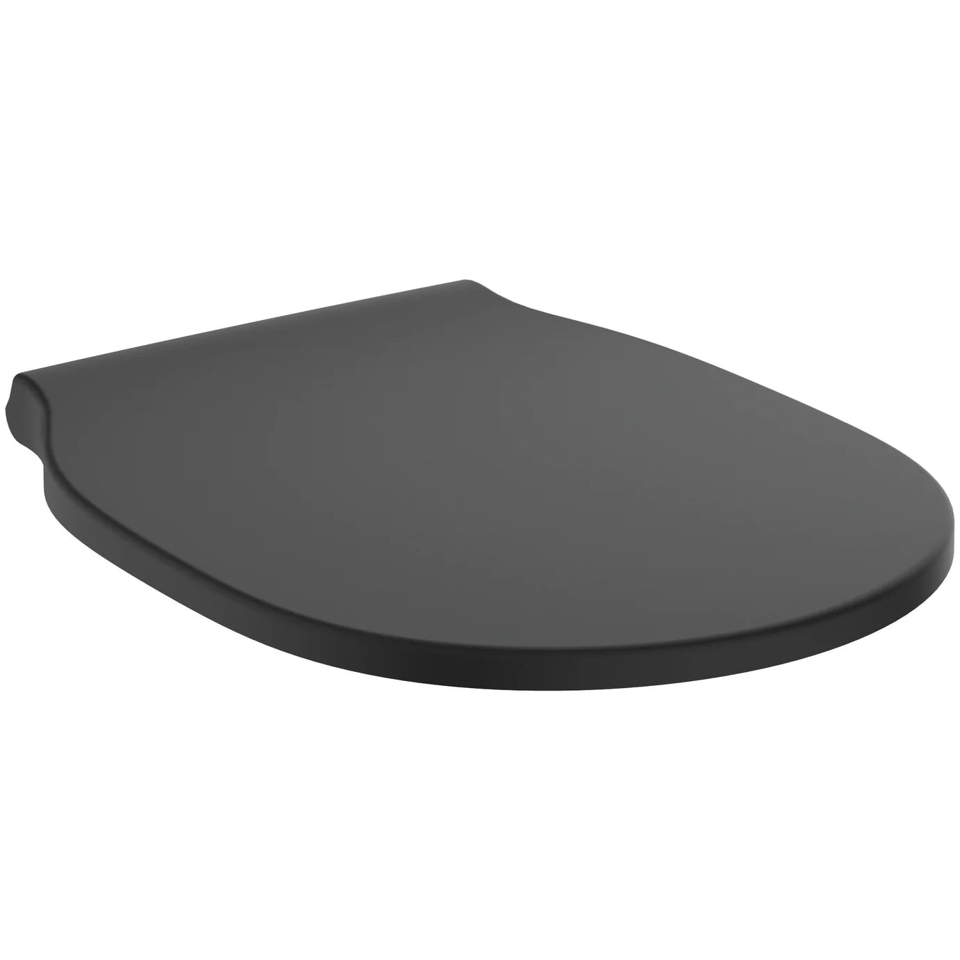 Connect Air toilet seat and cover, slim with quick release, slow close, silk black