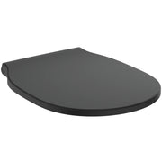 Connect Air toilet seat and cover, slim with quick release, slow close, silk black