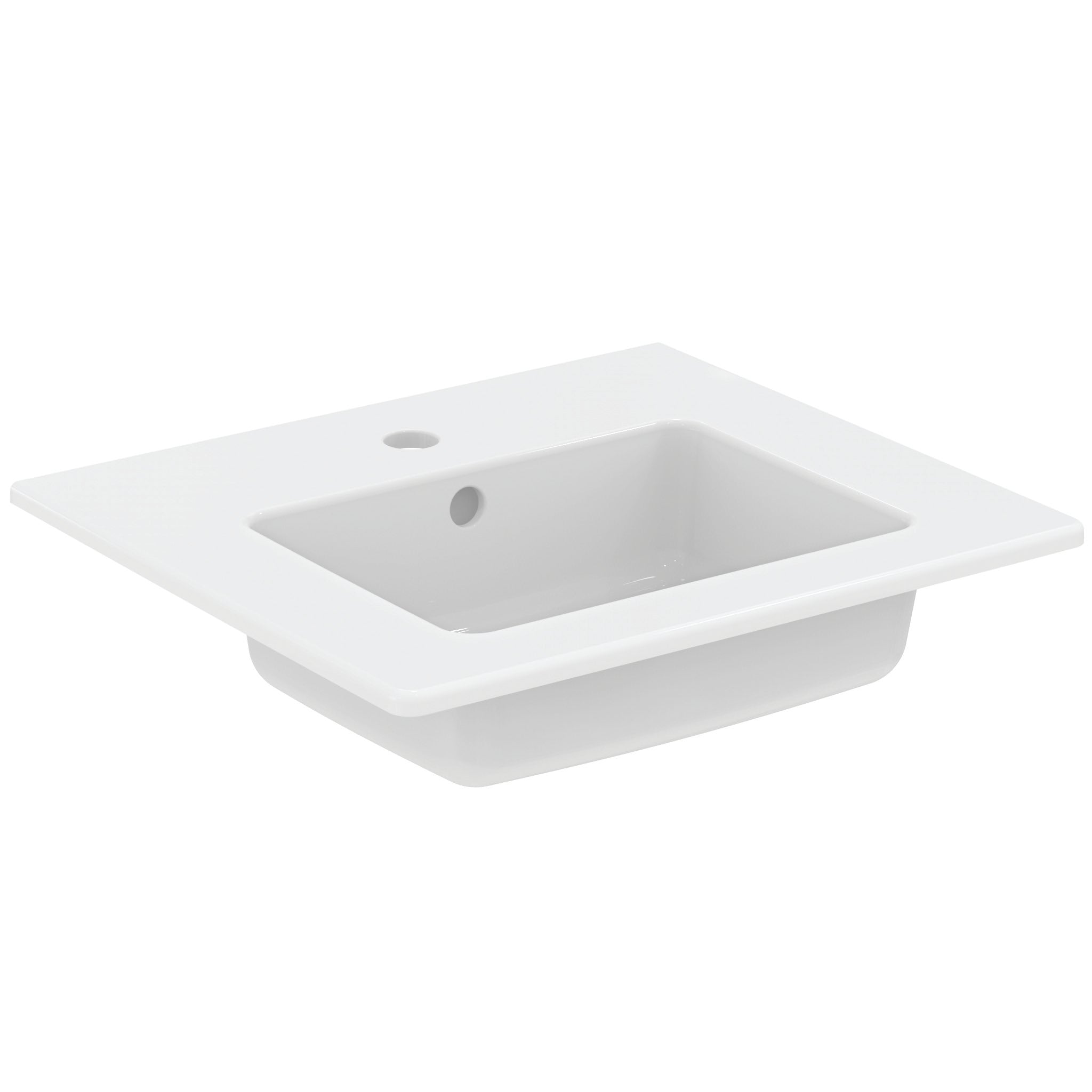 Eurovit+ Vanity Basin for furniture only - one taphole