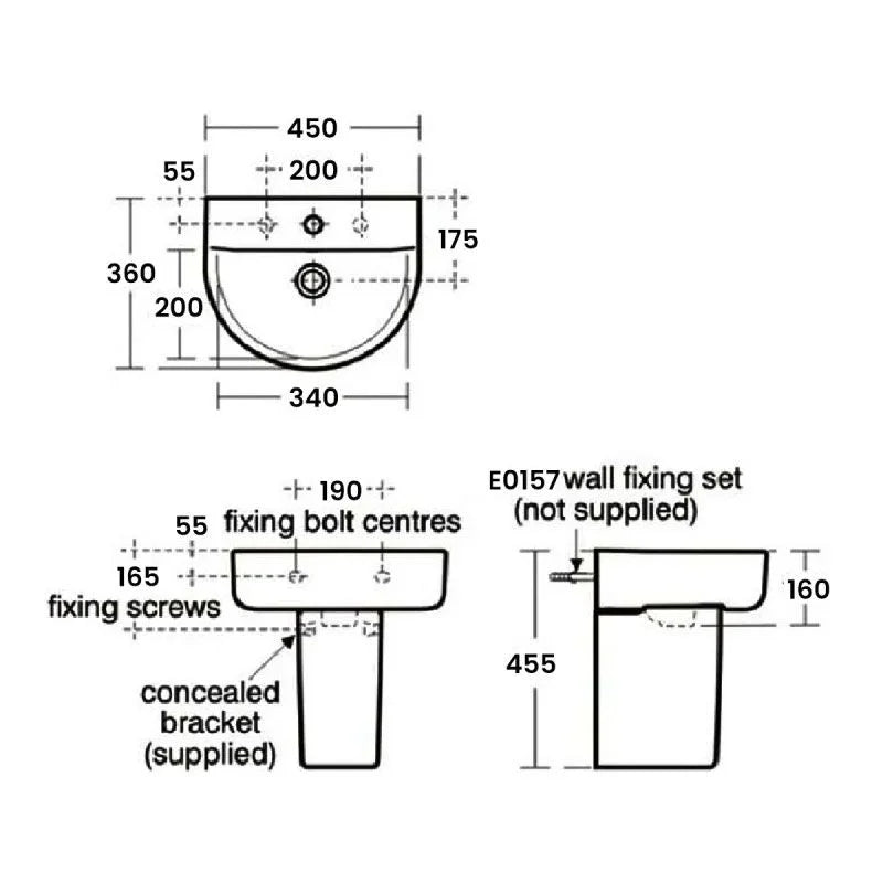 Connect Air small full pedestal